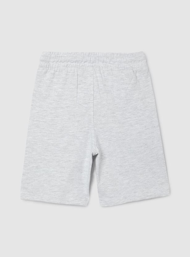 Boys Solid Elasticated Shorts