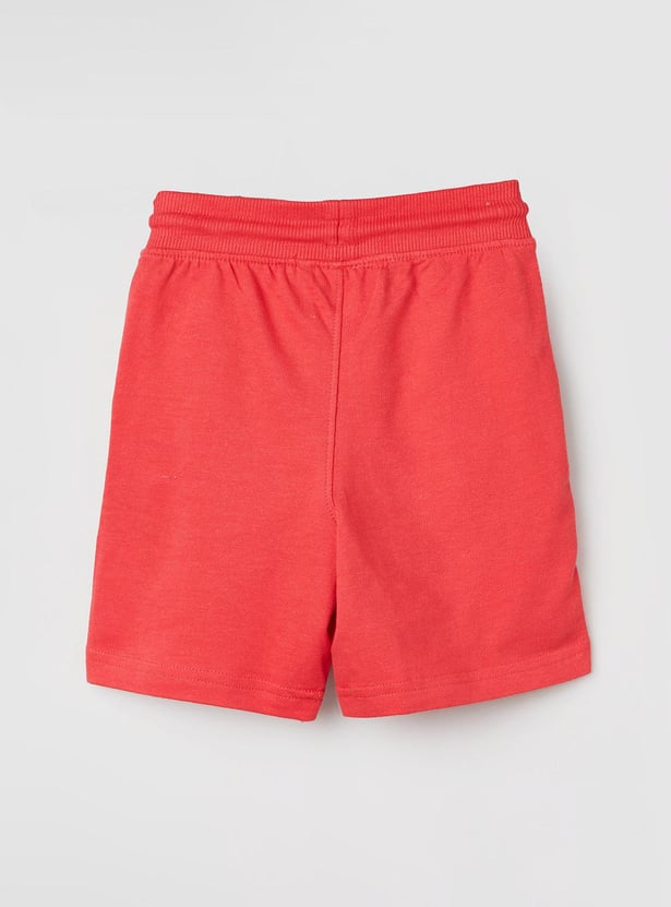 Boys Colourblocked Drawstring Shorts