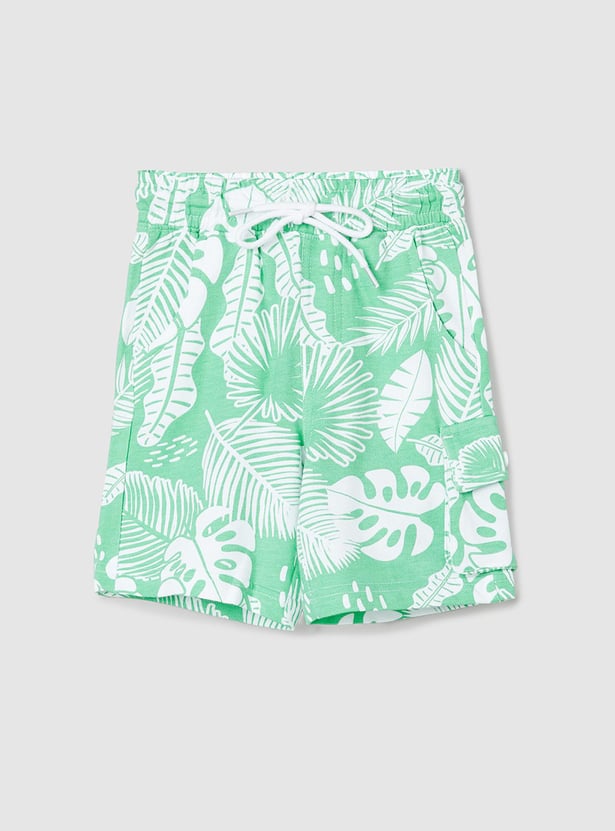 Boys Printed Elasticated Shorts