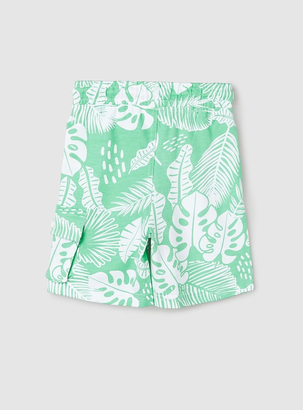 Boys Printed Elasticated Shorts