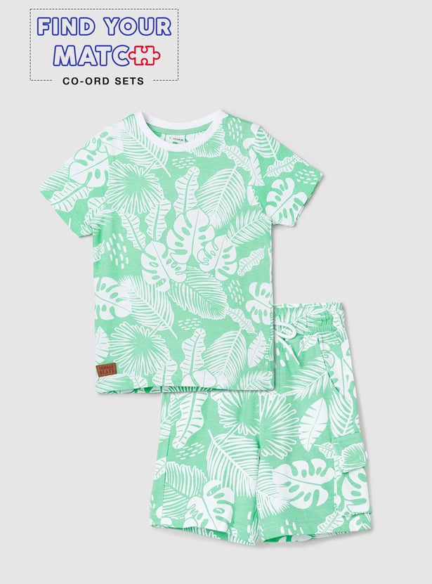 Boys Printed Elasticated Shorts