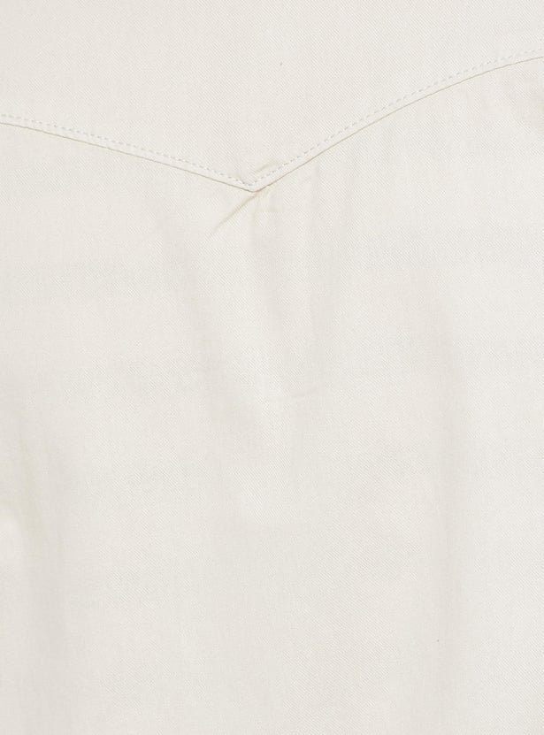 URB_N Men Regular Fit Flap Pocket Shirt