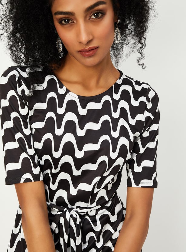 Women Printed Shift Dress