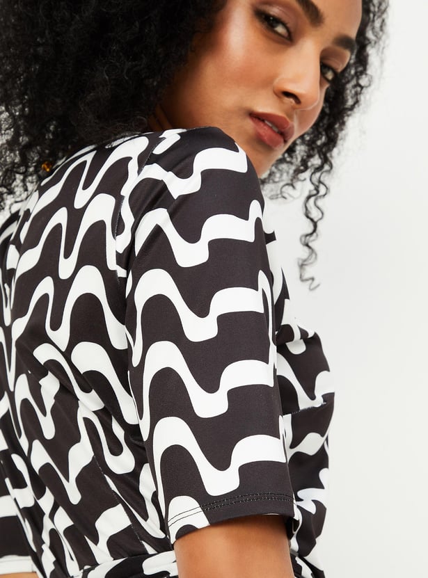 Women Printed Shift Dress