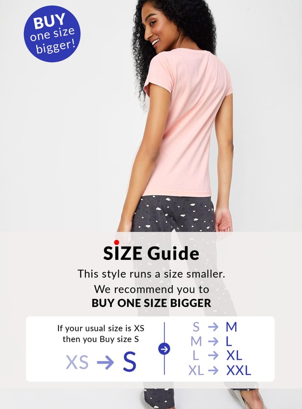 Women Quirky Printed PJ Set