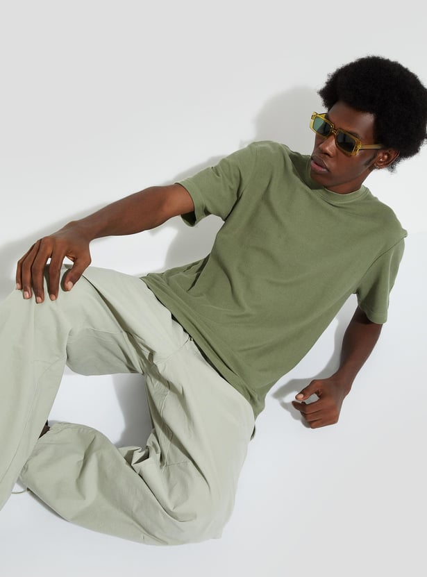 URB_N Men Regular Fit Knit T-shirt