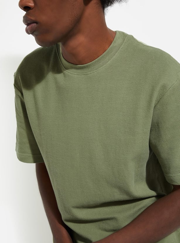 URB_N Men Regular Fit Knit T-shirt