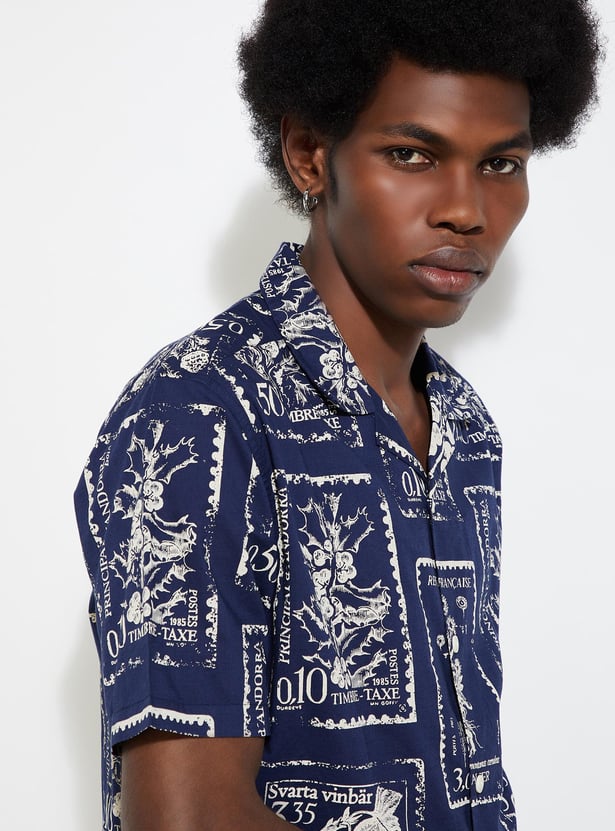 URB_N Men Regular Fit Printed Shirt