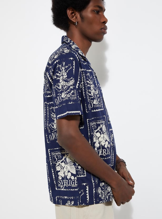URB_N Men Regular Fit Printed Shirt