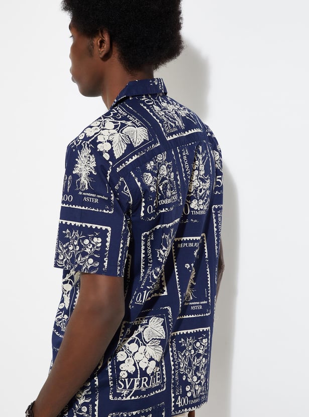 URB_N Men Regular Fit Printed Shirt