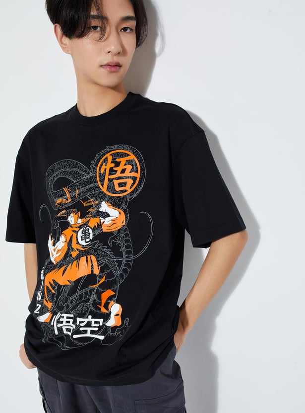 URB_N Men Oversized Dragon Ball-Z T-shirt