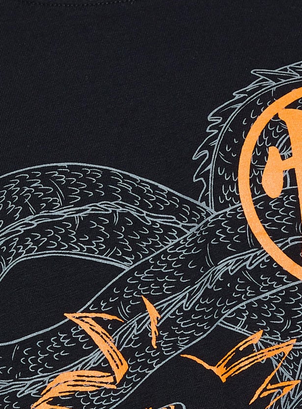 URB_N Men Oversized Dragon Ball-Z T-shirt