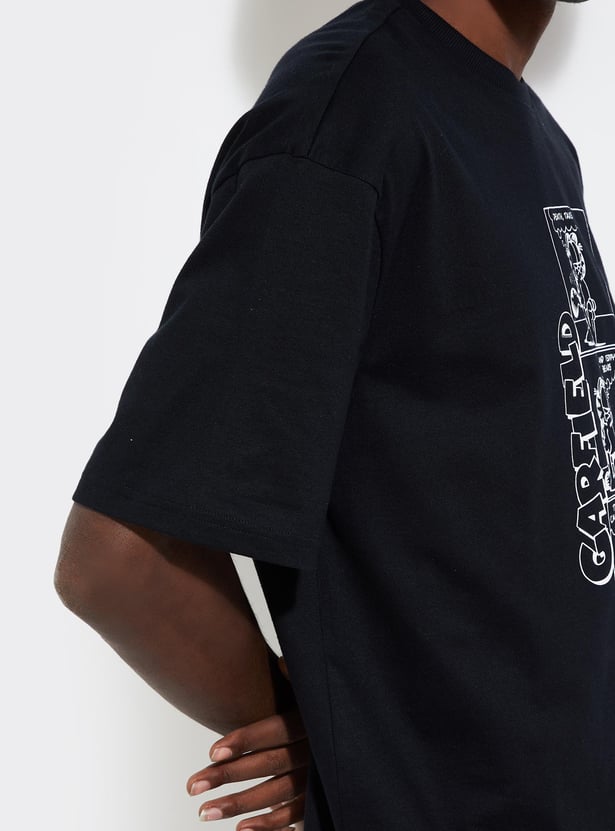 URB_N Men Oversized Garfield T-shirt