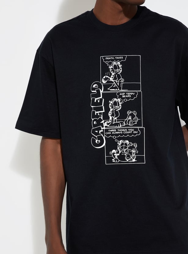 URB_N Men Oversized Garfield T-shirt