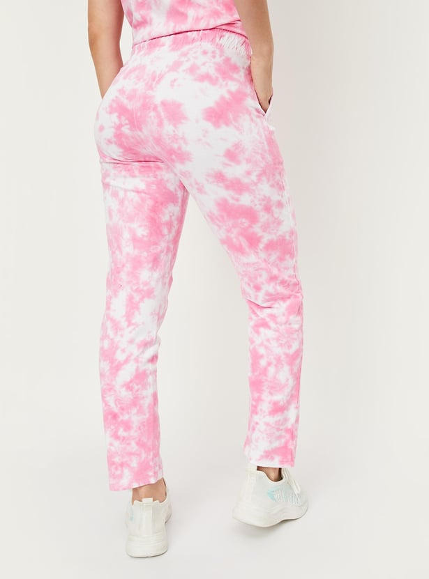 Women Tie & Dye Printed Track Pants