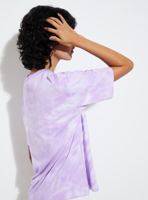 Buy URB_N Women The Beatles Tie Dye T-shirt Online at just Rs