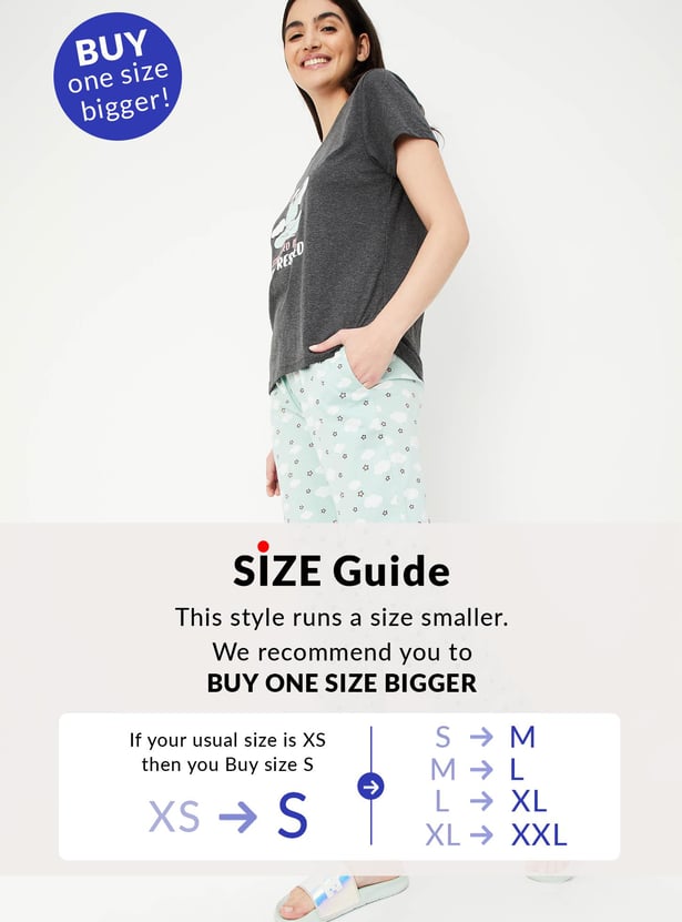 Women Printed PJ Set