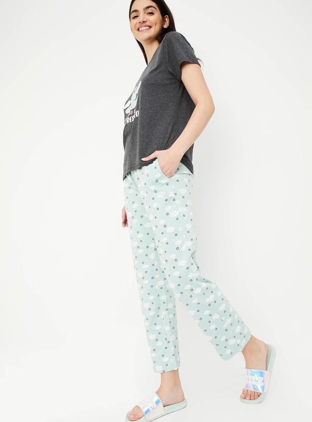 Women Printed PJ Set