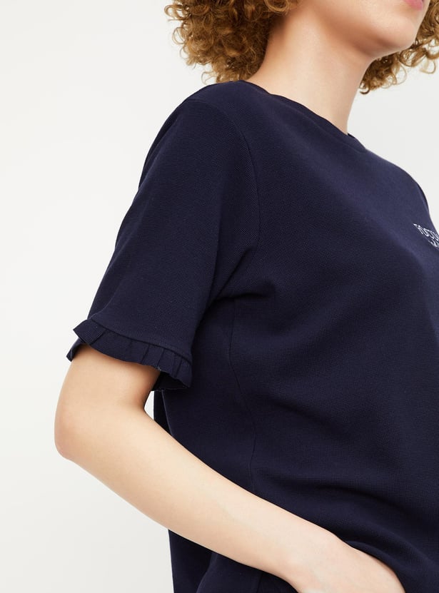 Women Solid PJ Set