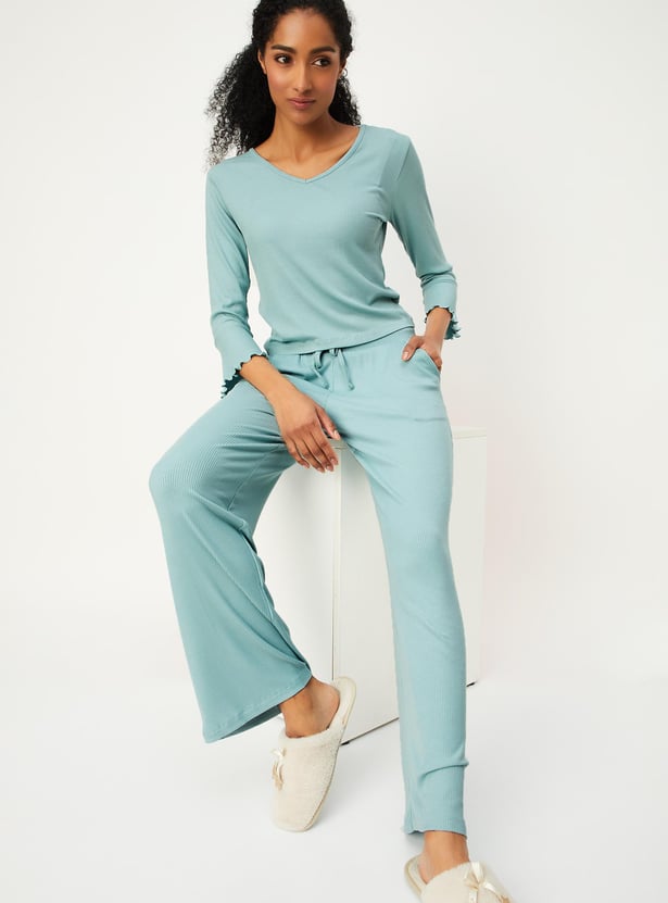 Women Knitted PJ Set