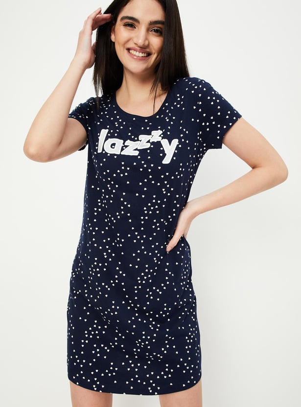 Women Printed Chemise