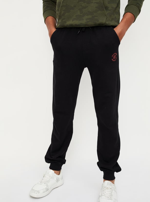 Boys Solid Elasticated Joggers