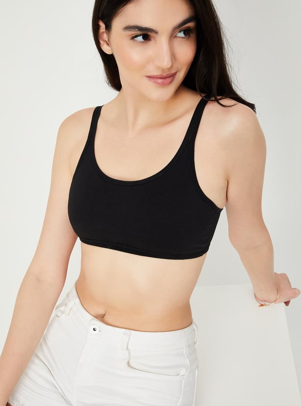 Women Solid Soft Cup Padded Bra - Pack of 2