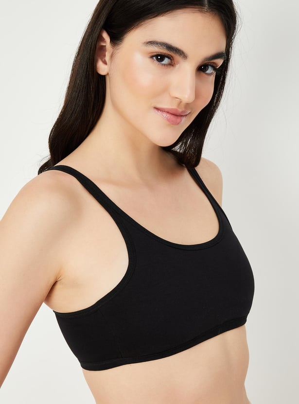 Women Solid Soft Cup Padded Bra - Pack of 2