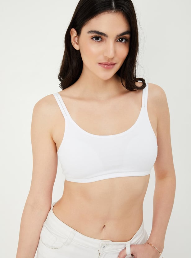 Women Solid Soft Cup Padded Bra - Pack of 2