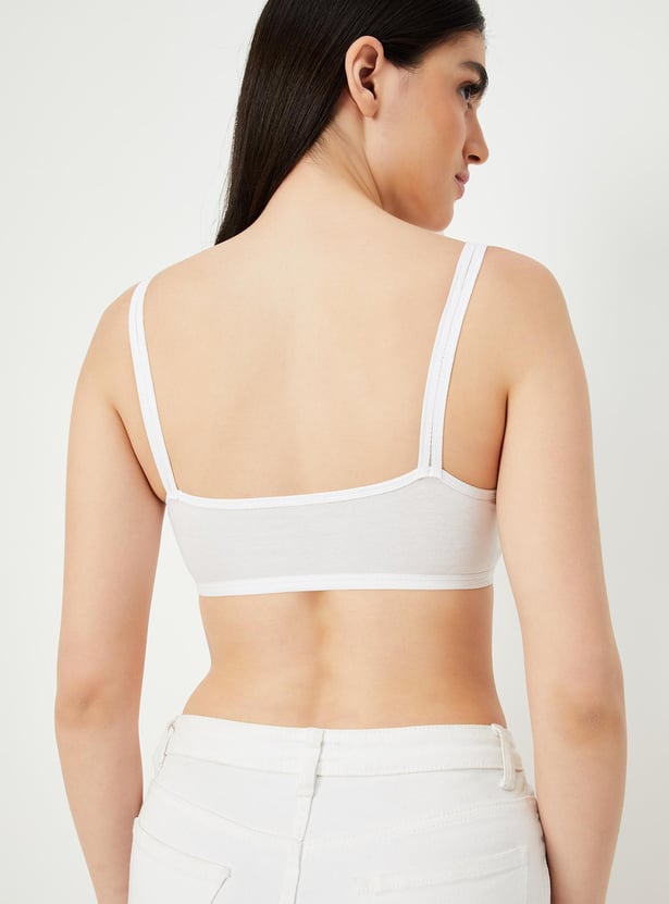 Women Solid Soft Cup Padded Bra - Pack of 2