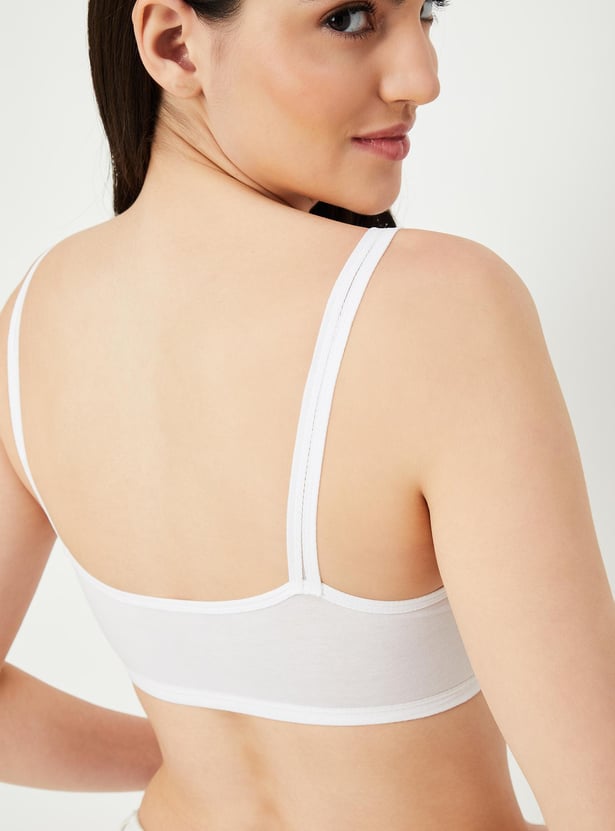 Women Solid Soft Cup Padded Bra - Pack of 2