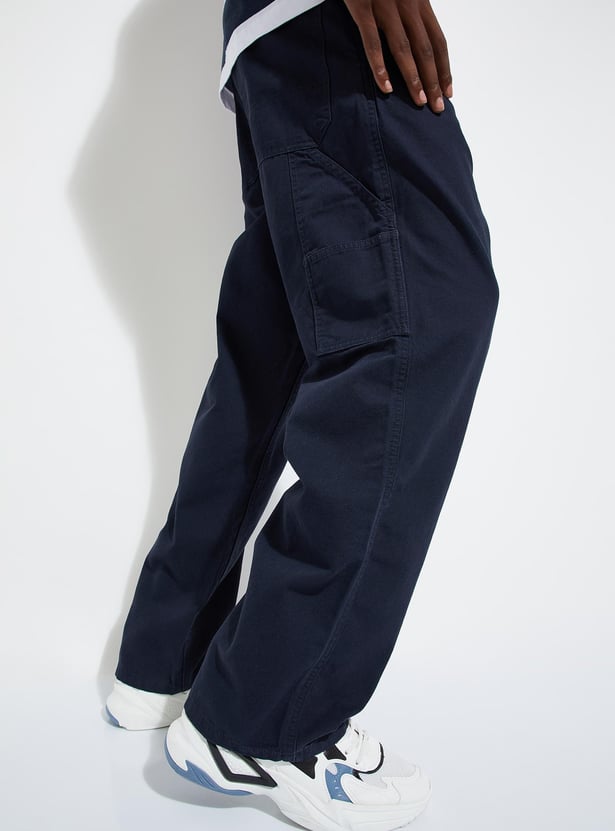 URB_N Men Solid Carpenter Pants