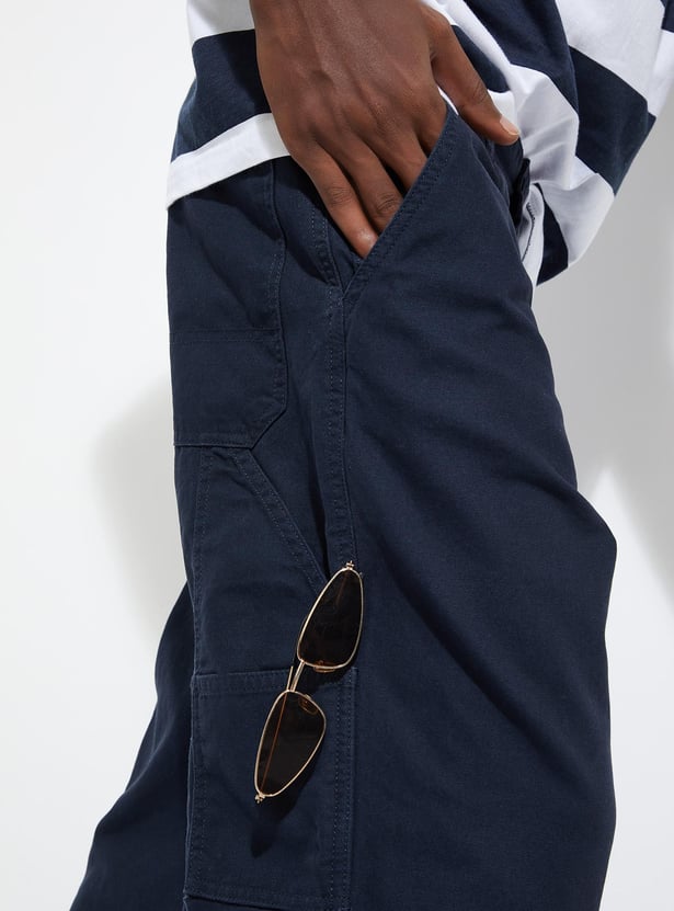 URB_N Men Solid Carpenter Pants