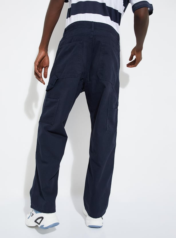 URB_N Men Solid Carpenter Pants