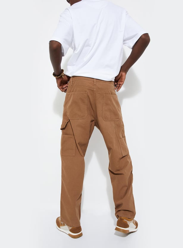 URB_N Men Solid Carpenter Pants