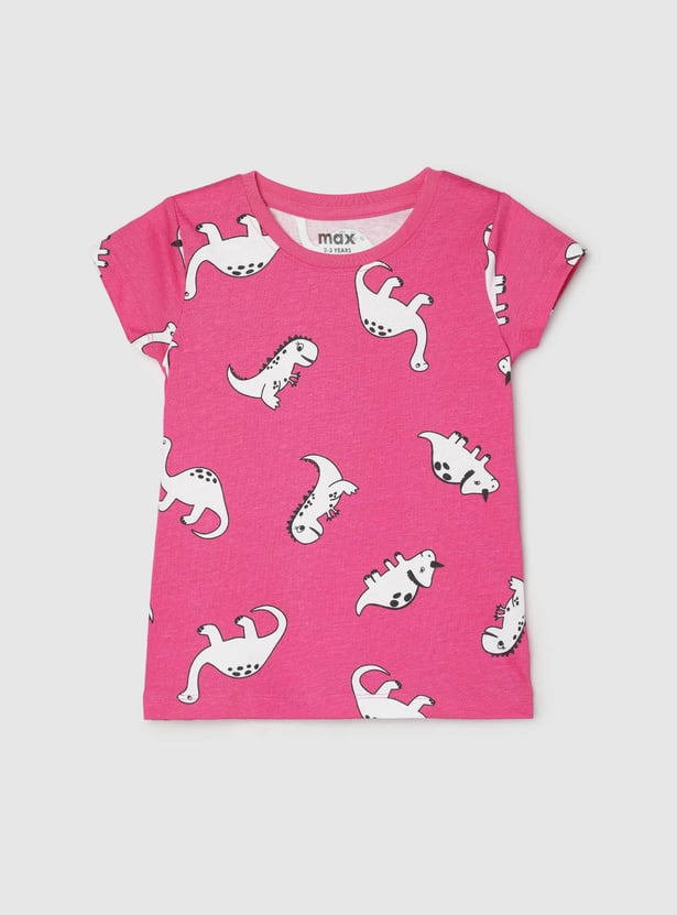 Girls All-Over Print T-shirt