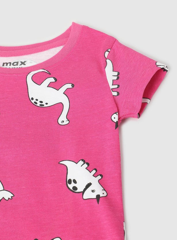 Girls All-Over Print T-shirt