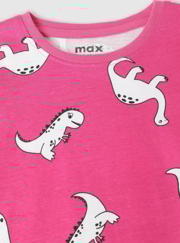 Girls All-Over Print T-shirt