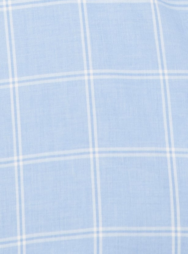 Men Slim Fit Checked Casual Shirt