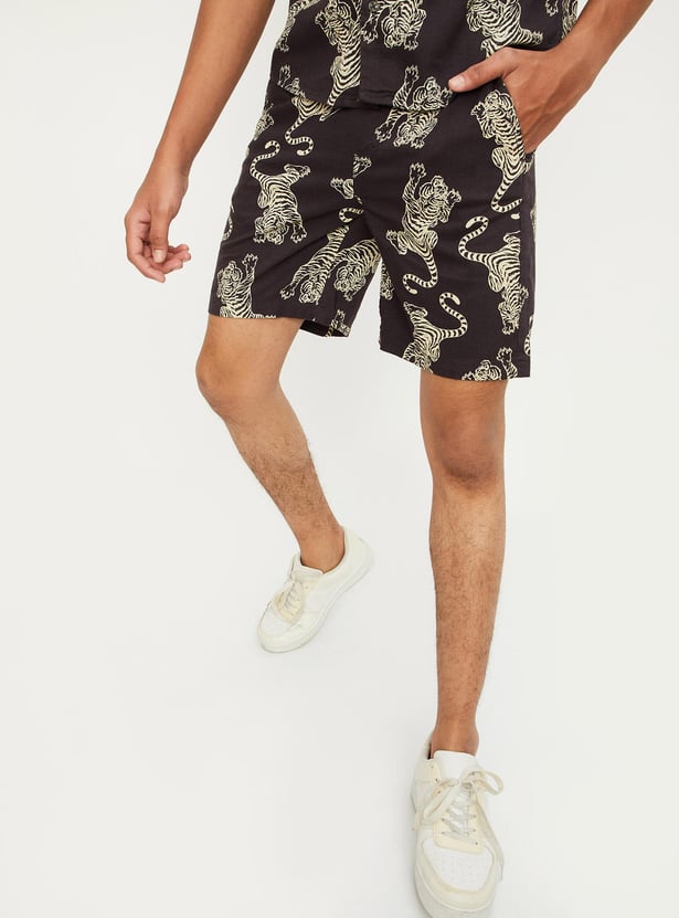 Boys Printed Woven Shorts