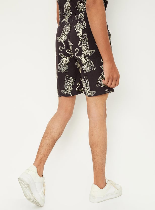 Boys Printed Woven Shorts