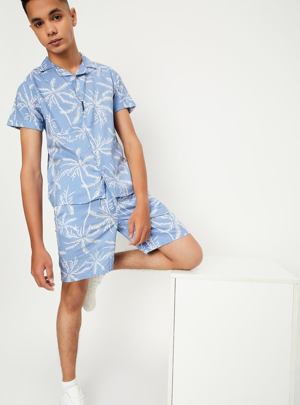 Boys Printed Woven Shorts