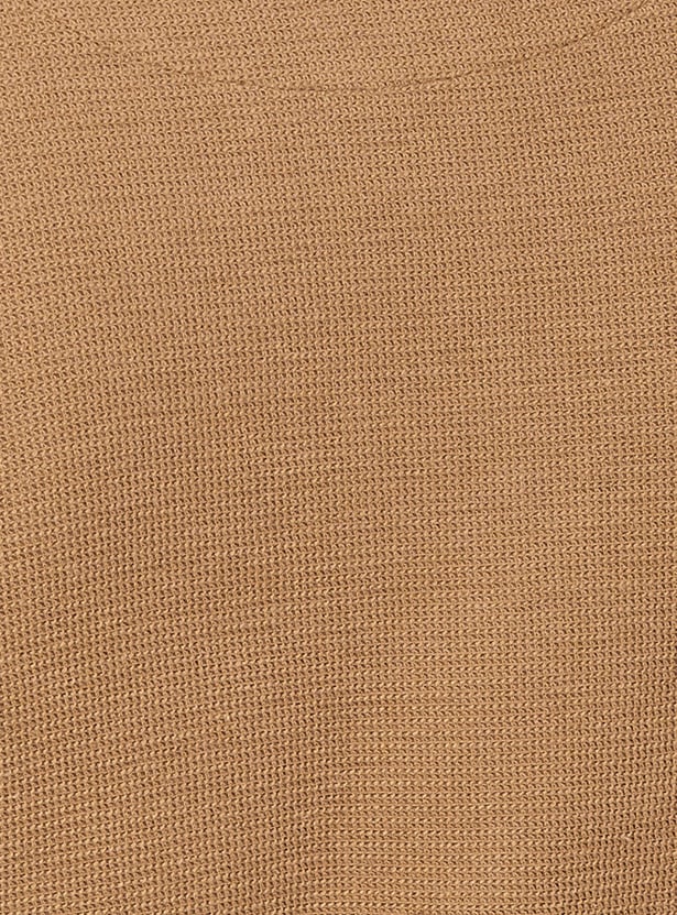 Men Knit Henley T-shirt