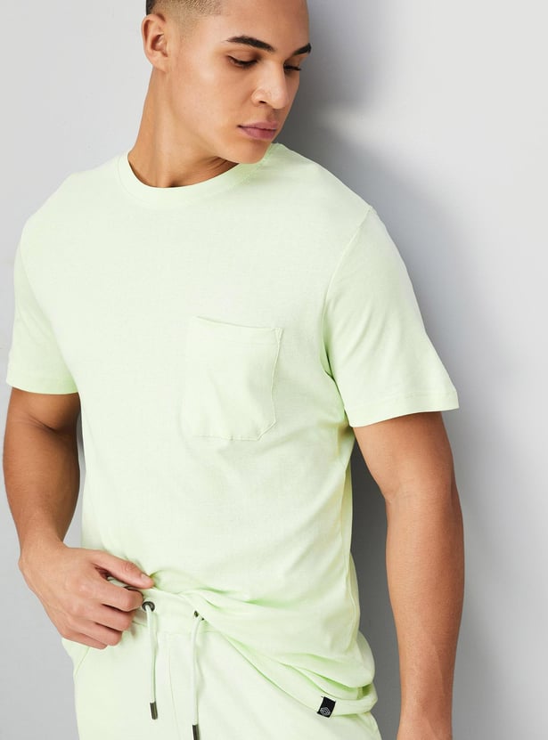 Men Solid Lounge T-shirt