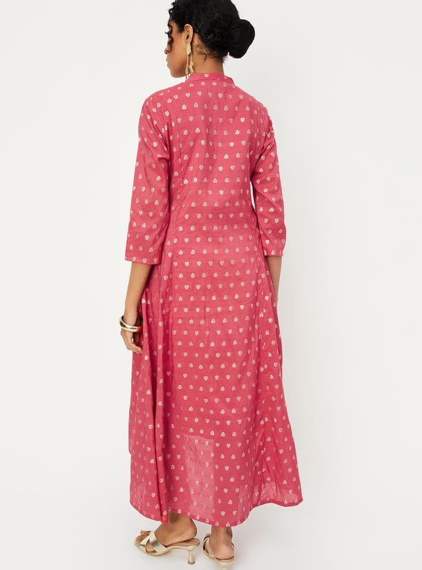 Women's Embroidered A-Line Kurta