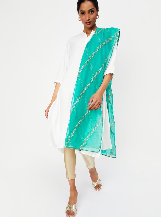 Women Embroidered Dupatta