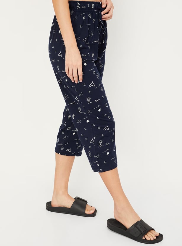 Women Printed Capris