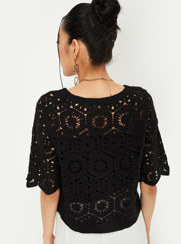 eaphi crochet knit one piece eaphi＊crochet knit one piece Crochet