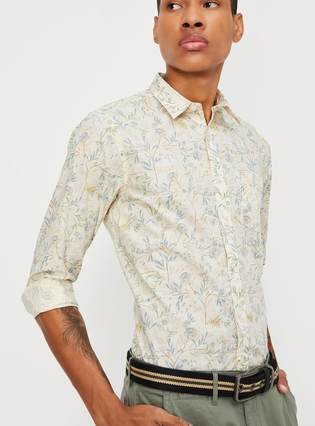 Buy Men Printed Regular Fit Casual Shirt Online at just Rs. 999.0 ...