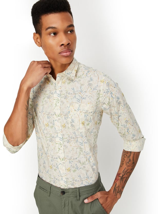 Buy Men Printed Regular Fit Casual Shirt Online at just Rs. 999.0 ...